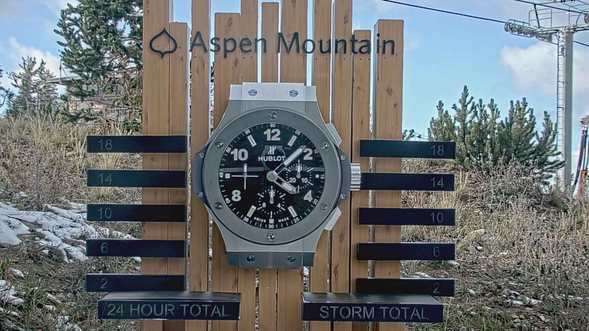 Aspen Mountain snow stake