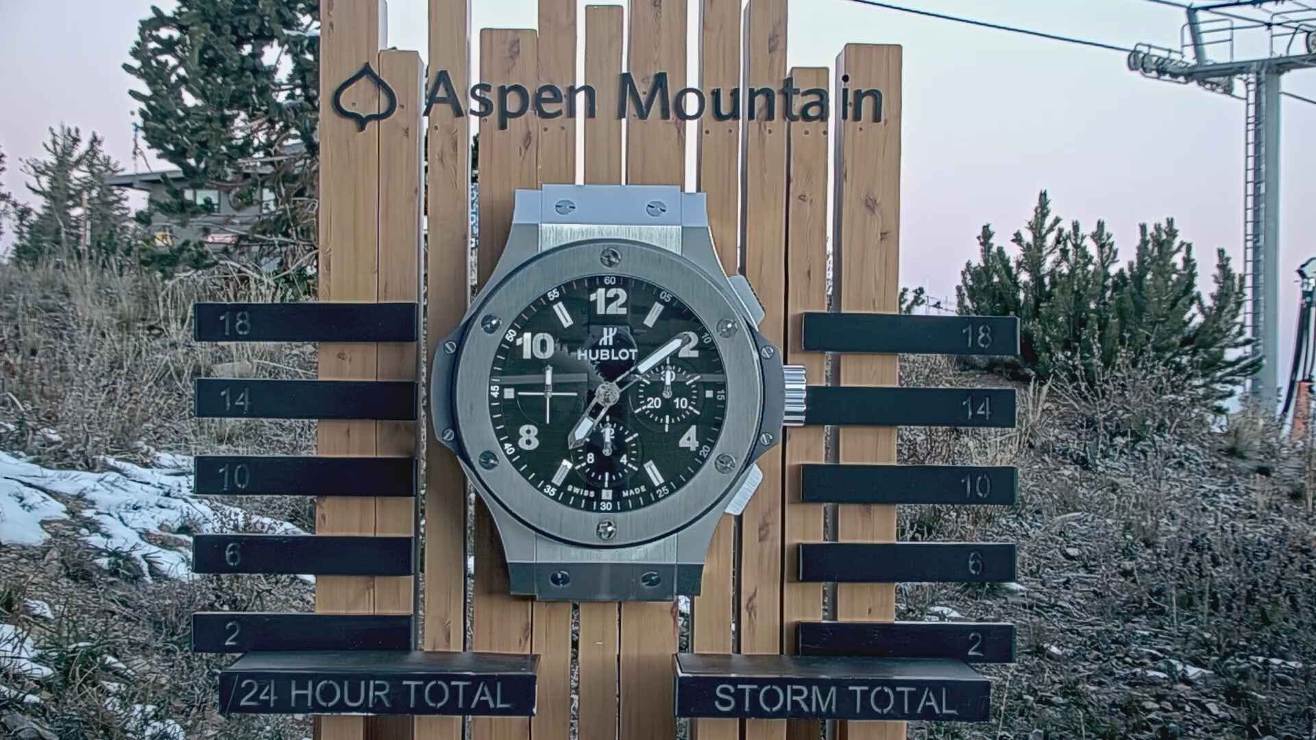 Aspen Mountain snow stake