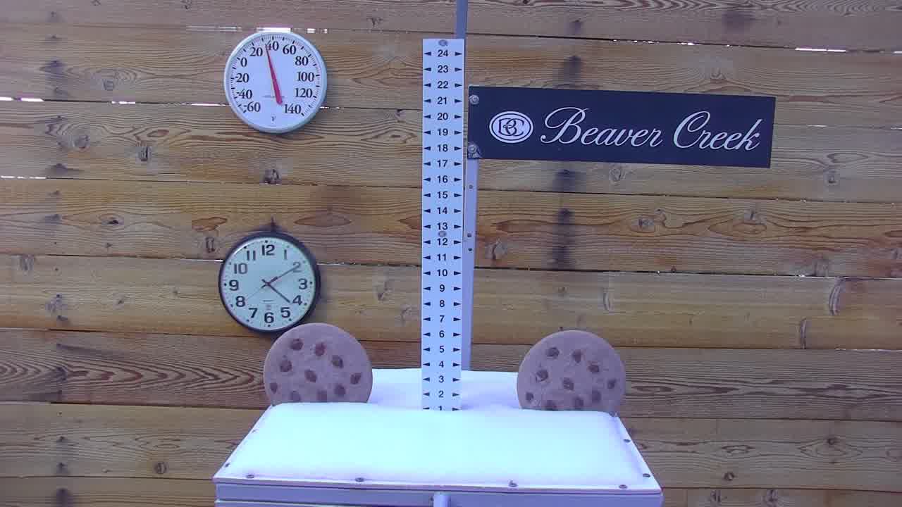 Beaver Creek snow stake