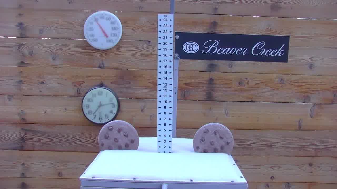 Beaver Creek snow stake