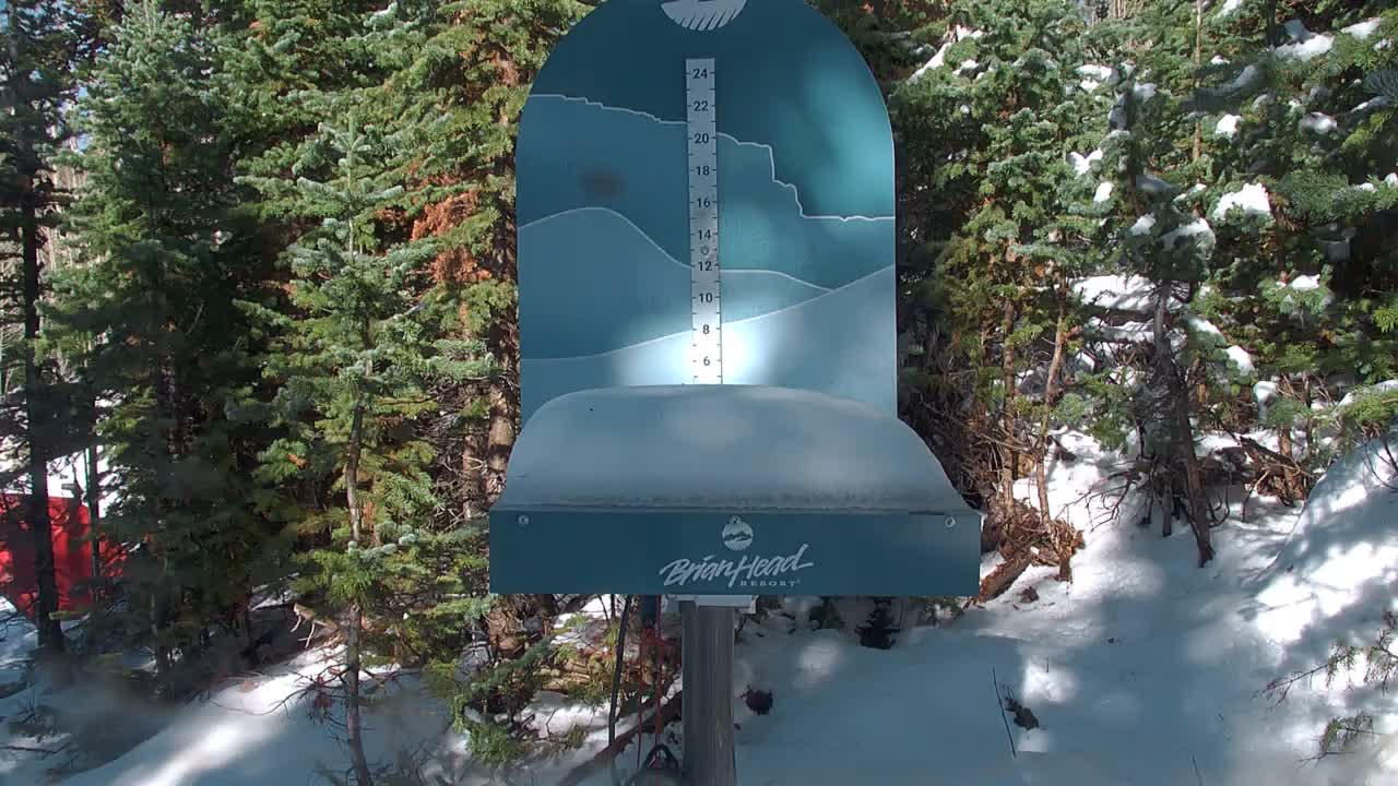 Brian Head snow stake
