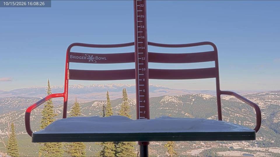 Bridger Bowl snow stake