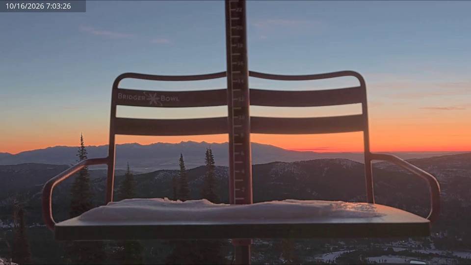 Bridger Bowl snow stake