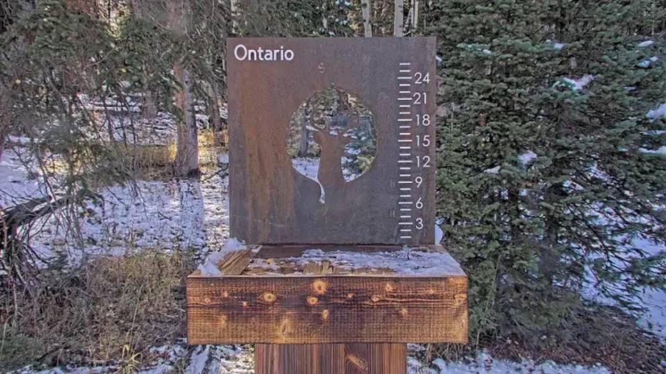 Deer Valley snow stake