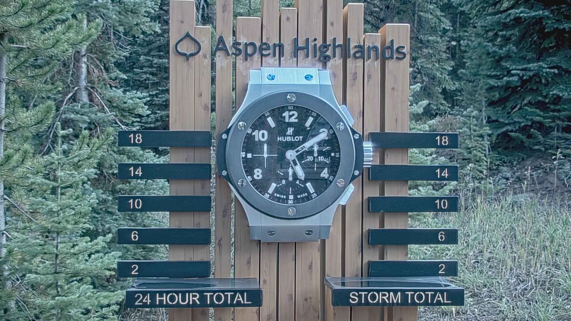 Aspen Highlands snow stake