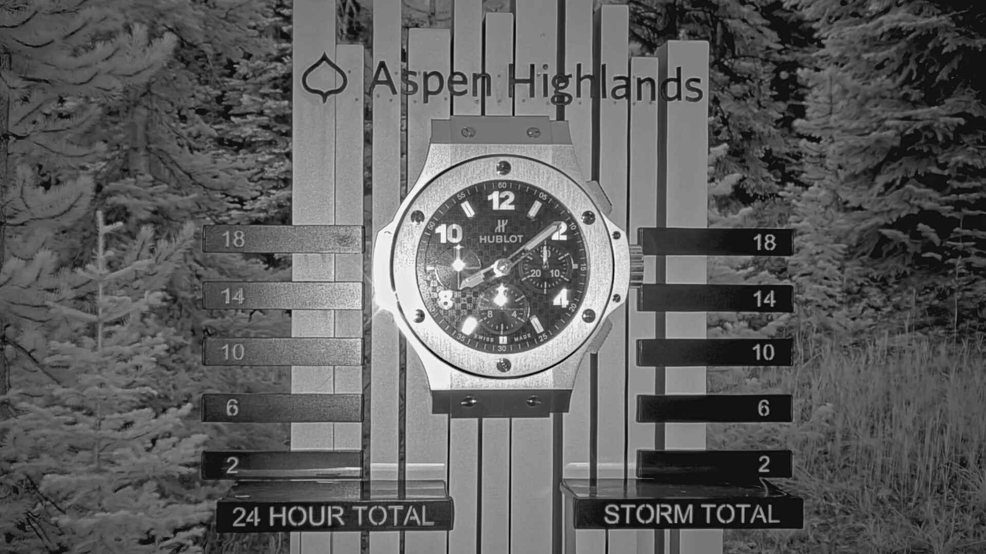 Aspen Highlands snow stake