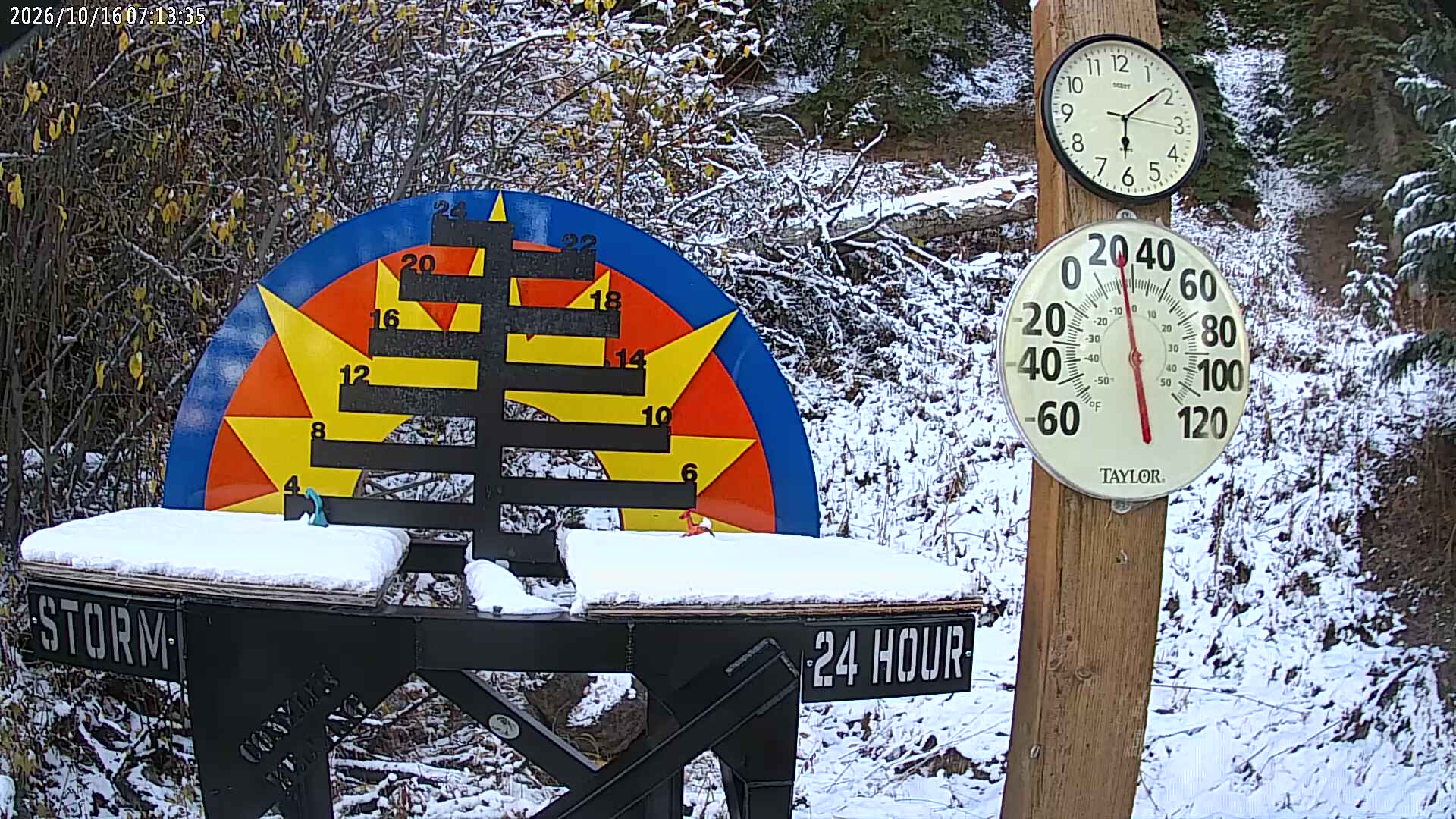 Sunlight snow stake