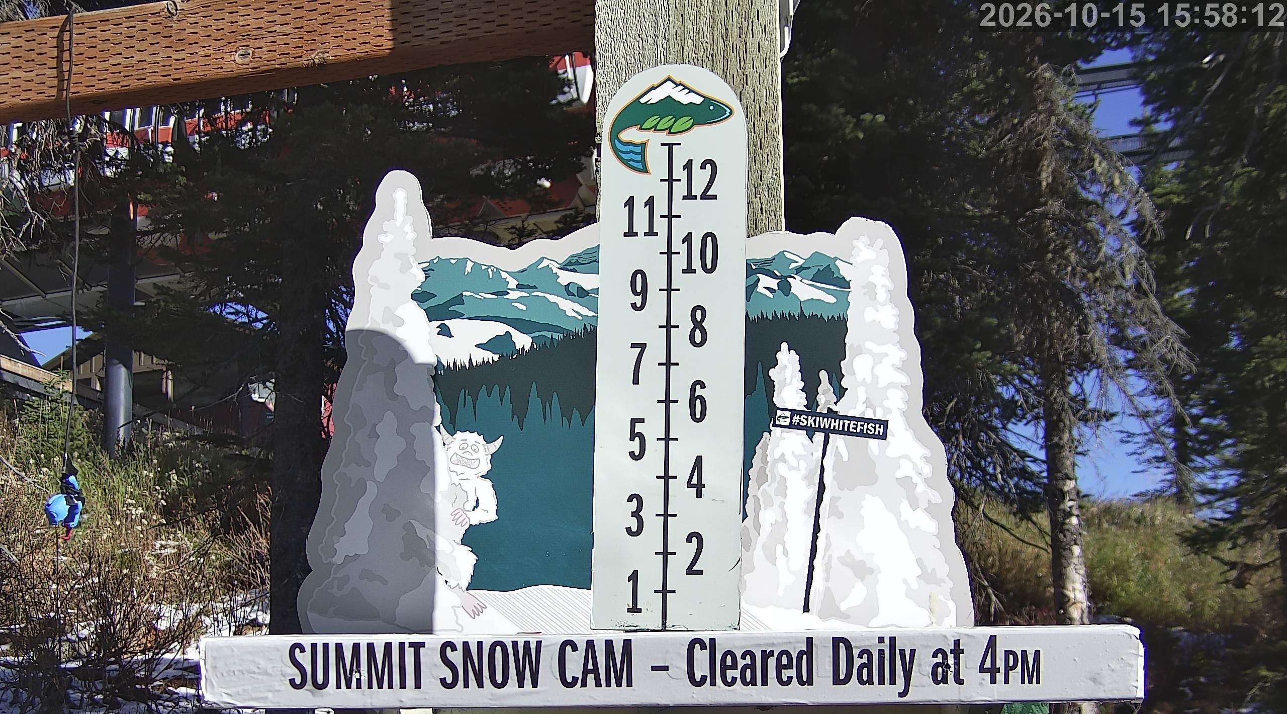 Whitefish snow stake