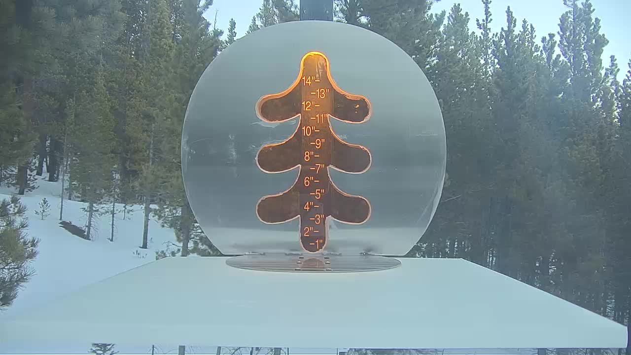Eldora snow stake, measured 0.0 inches