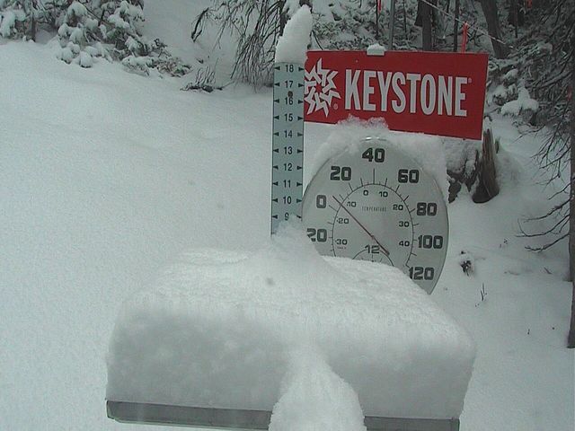 Keystone snow stake, measured 8.0 inches