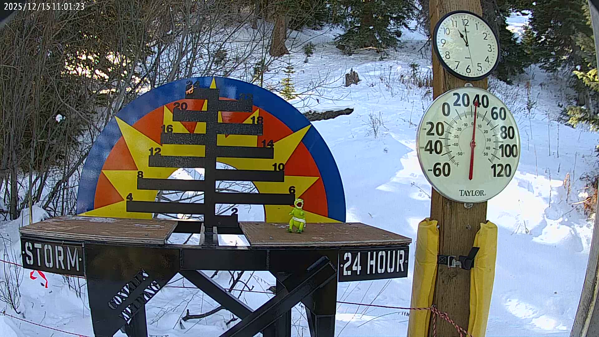 Sunlight snow stake, measured 4.0 inches
